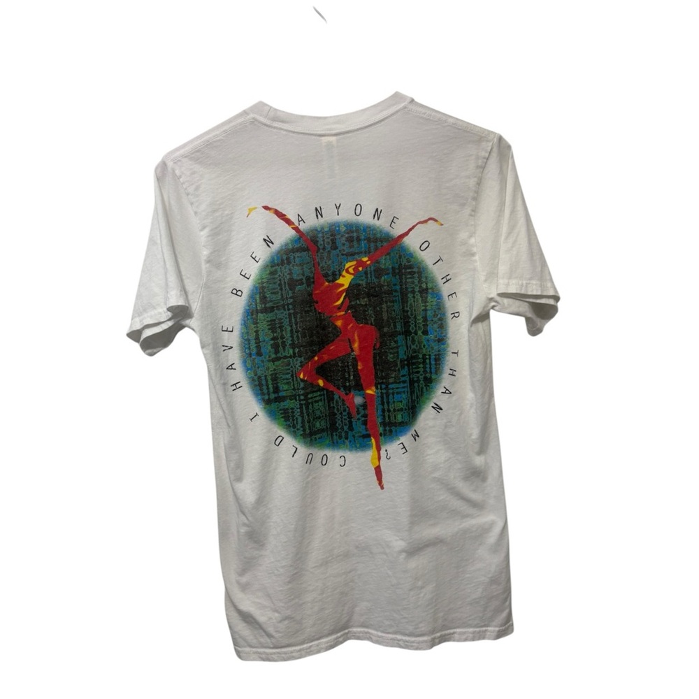 White Dave Matthews Band Logo Tee USA 100% Organic Cotton - Picture 2 of 6